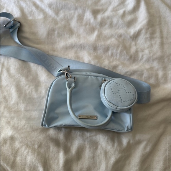 Madden Girl Handbags - Madden Girl Light Blue Crossbody Bag